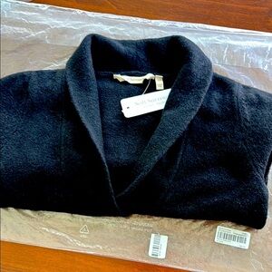 Soft Surroundings NWT Black V-Neck Sweater with Relaxed Fit